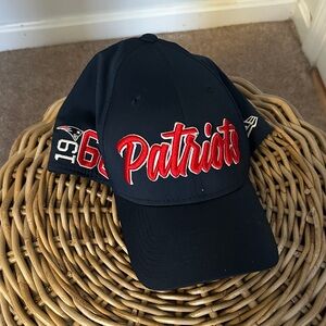 New Era Patriots Navy Cap with Red Embroidery